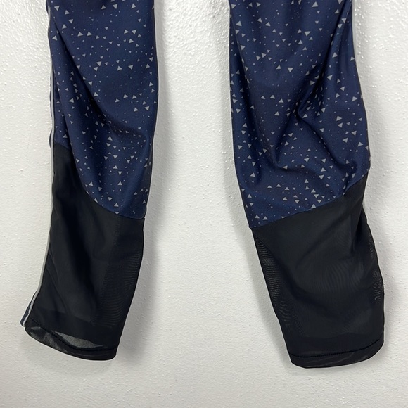 2(X)ist Leggings Women Large Blue Geometric Print Pull On Active Mesh Hem Bottom - Picture 9 of 10